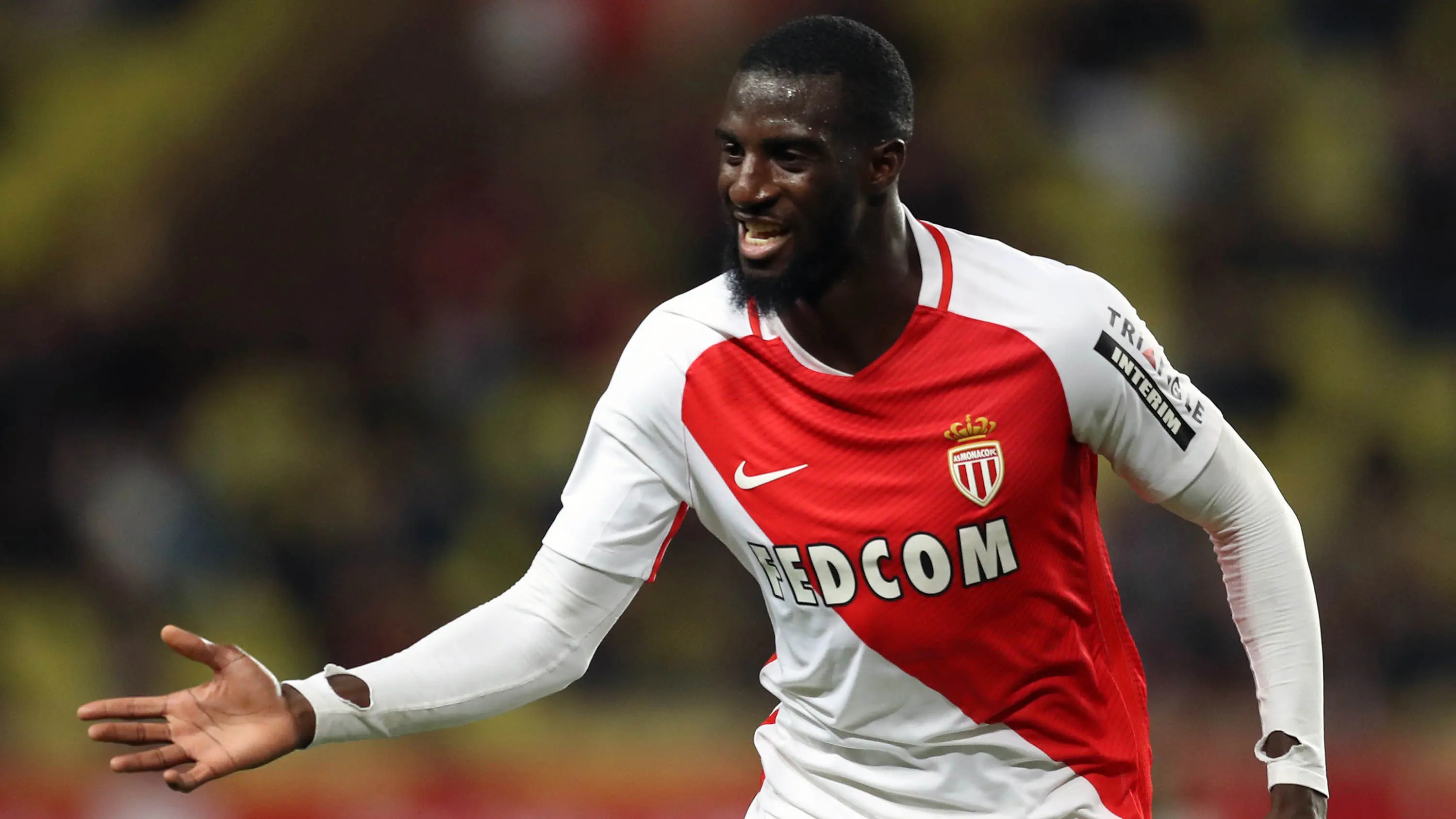 Gelandang AS Monaco, Tiemoue Bakayoko. (AFP/Valery Hache)