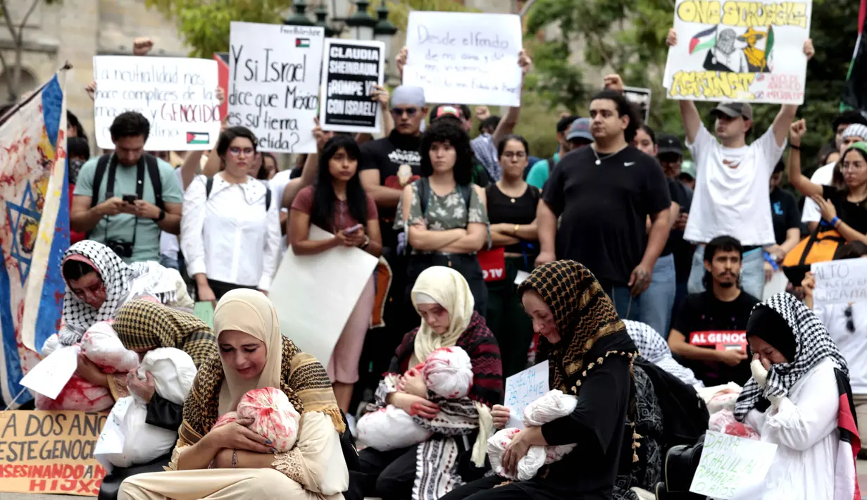 Israel juga membatasi secara ketat masuknya bantuan kemanusiaan termasuk makanan dan obat-obatan ke wilayah Gaza. (Ulises RUIZ/AFP)