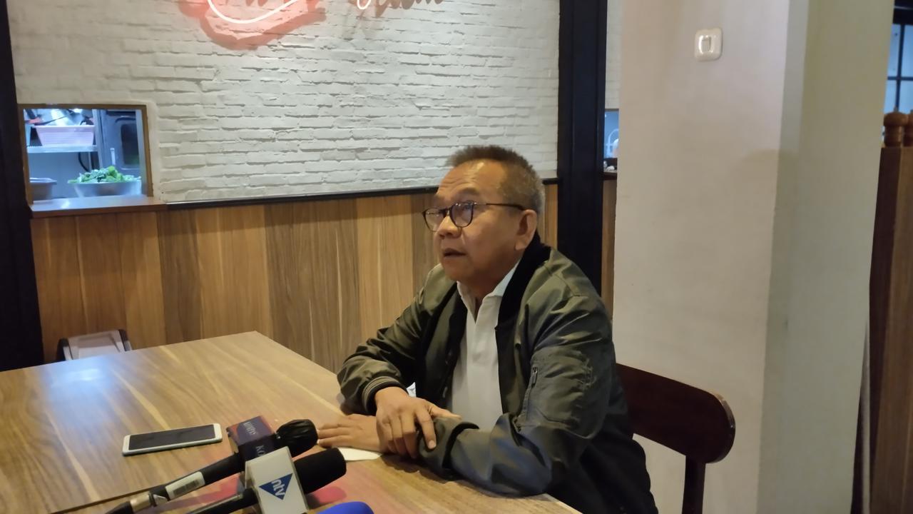 Politikus senior M Taufik mengaku belum menerima surat pemecatan dari Partai Gerindra. (Liputan6.com/Winda Nelfira)