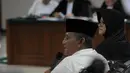 JPU menghadirkan Atabik Ali sebagai saksi dengan terdakwa Anas Urbaningrum dalam dugaan gratifikasi proyek pembangunan Pusat Pendidikan, Pelatihan dan Sekolah Olahraga Nasional (P3SON) di Hambalang. (Liputamn6.com/Herman Zakharia)