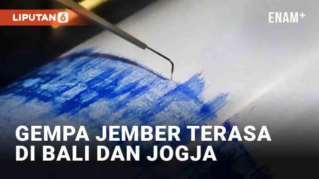 Gempa kembali mengguncang pulau Jawa pada Selasa (6/12/2022) pukul 13.07. Pusat gempa berada di 297 km BaratDaya Jember, Jawa Timur berkekuatan 6,2 magnitudo. Gempa terasa sampai sisi selatan Bali hingga Yogyakarta.