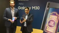 Peluncuran Samsung Galaxy M30. Liputan6.com/Agustinus Mario Damar