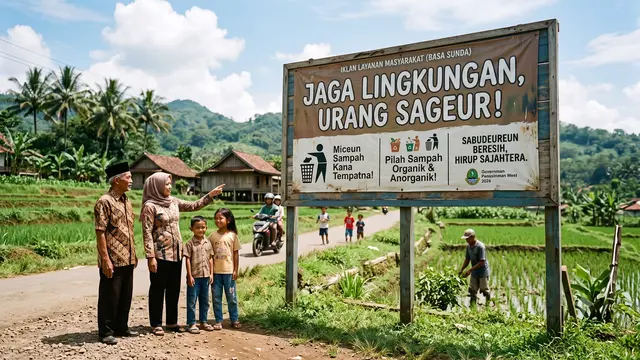 Contoh Iklan Layanan Masyarakat Bahasa Sunda/AI Generated