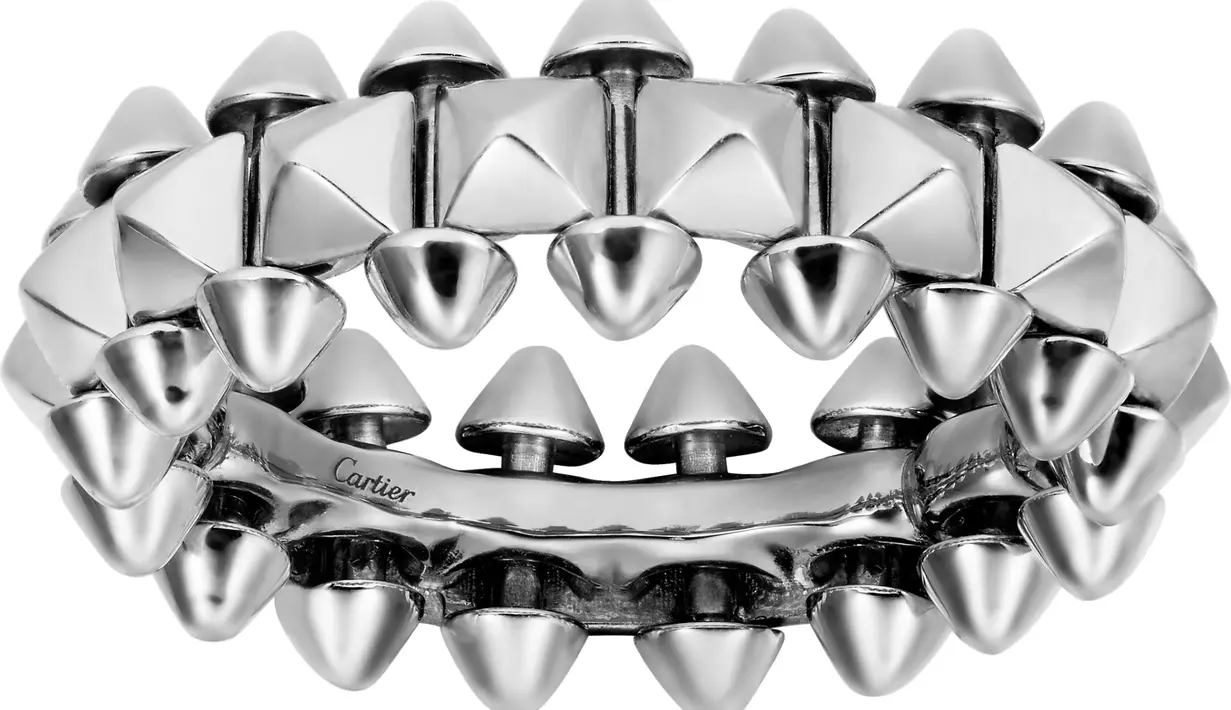 Clash de Cartier ring, medium model, 18k white gold (Foto: Cartier)