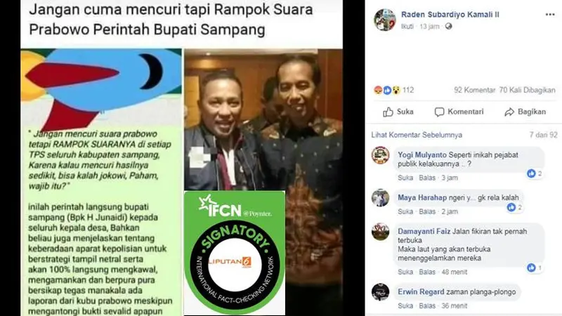 [Cek Fakta] Bupati Sampang