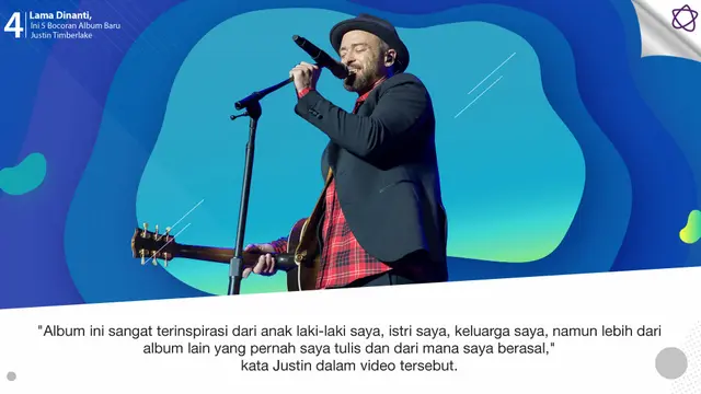 [Bintang] Lama Dinanti, Ini 5 Bocoran Album Baru Justin Timberlake