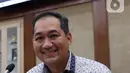 Menteri Perdagangan Muhammad Lutfi saat rapat kerja dengan Komisi VI DPR di Kompleks Parlemen, Jakarta, Kamis (17/3/2022). Dalam rapat tersebut Muhammad Lutfi menyampaikan penjelasan terkait minyak goreng serta dihapusnya Harga Eceran Tertinggi (HET). (Liputan6.com/Angga Yuniar)
