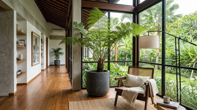 Inspirasi Kebun Pakis Hias untuk Lorong Rumah