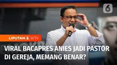 Beberapa waktu lalu sempat beredar postingan foto di media sosial yang dinarasikan bakal calon presiden Anies Baswedan menjadi pastor di sebuah gereja. Benarkah demikian ? Berikut penelusuran tim Cek Fakta Liputan 6.