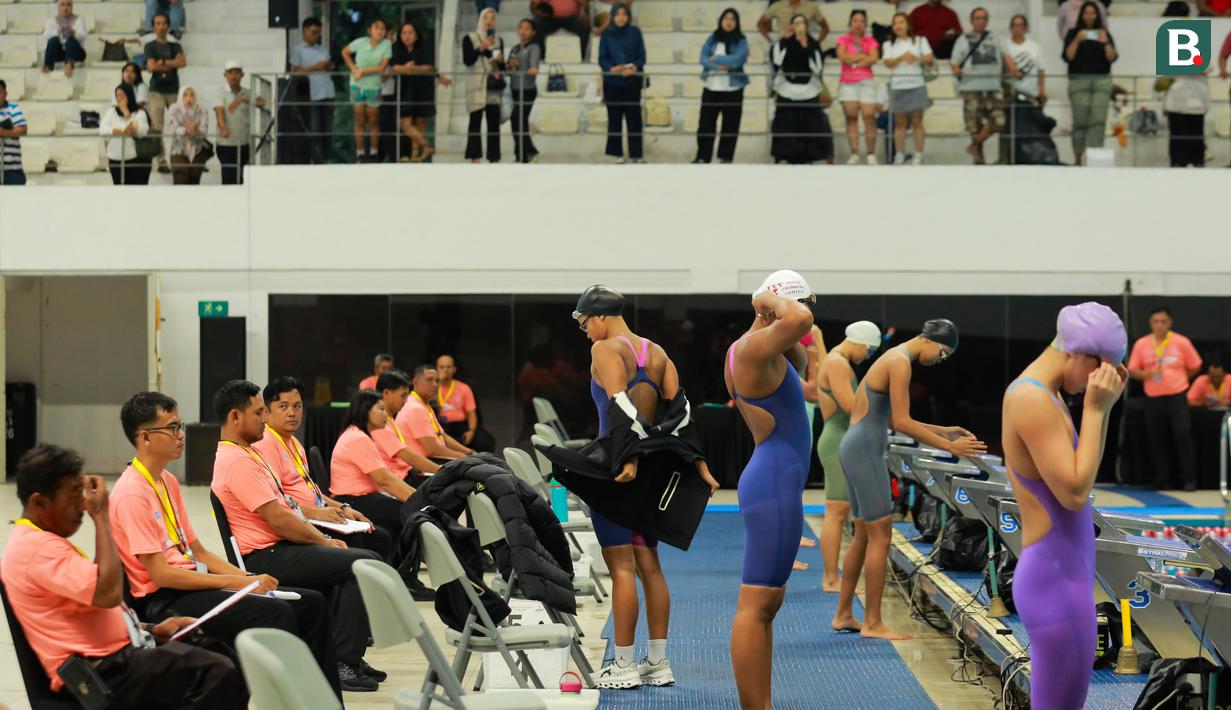 Kejurnas Akuatik 2026 di bagi dua tahap. Pertama pada 28 April sampai 1 Mei 2026 akan mempertandingkan renang dan polo air. Kemudian pada 5-7 Mei 2026 giliran Renang Artistik dan Loncat Indah yang diperlombakan di GBK Senayan. (Bola.com/Bagaskara Lazuardi)