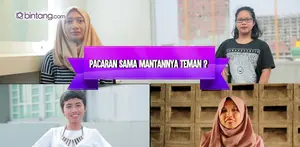 Namanya juga cinta,  bisa datang tiba-tiba dan entah dengan siapa.  Gimana ya rasanya,  kalau kita pacaran sama mantannya teman sendiri?