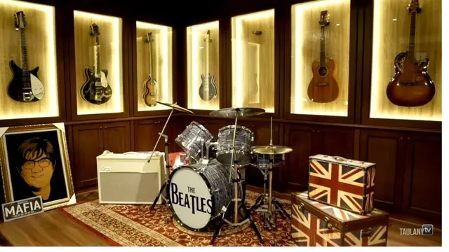 Potret Studio Andre Taulany yang Terinspirasi dari The Beatles