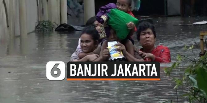 VIDEO: Dikepung Banjir, Warga Rawa Terate Menangis