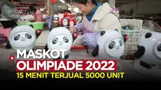 Berita videp proses produksi maskot Olimpiade musim dingin Bejing 2022, Bing Dwen Dwen dan Shuey Rhon Rhon