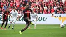 Perolehan poin anak asuh Xabi Alonso tak akan bisa dikejar oleh tim lain di Liga Jerman, termasuk Bayern Munchen. (INA FASSBENDER / AFP)