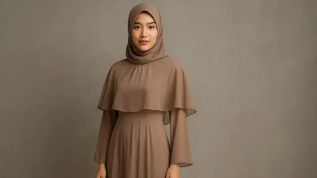 7 Model Gamis Simple untuk Kondangan, Tetap Elegan Tanpa Berlebihan
