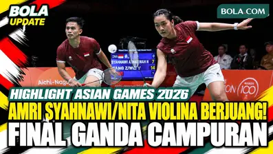 Highlight perjuangan Amri Syahnawi/Nita Violina Marwah menghadapi Jiang Zhen Bang/Wei Ya Xin dari China pada final ganda campuran Asian Games 2026. Wakil Indonesia harus mengakui keunggulan China dengan skor 19-21, 8-21.