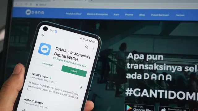 Aplikasi DANA.