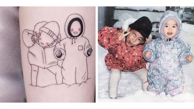 7 Desain  Tato  Unik dari Foto  Jadul Ini Bisa Bikin Kenangan 