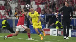 Inter Milan menang 2-0 dari lawatan mereka ke kandang Benfica.  (AP Photo/Armando Franca)