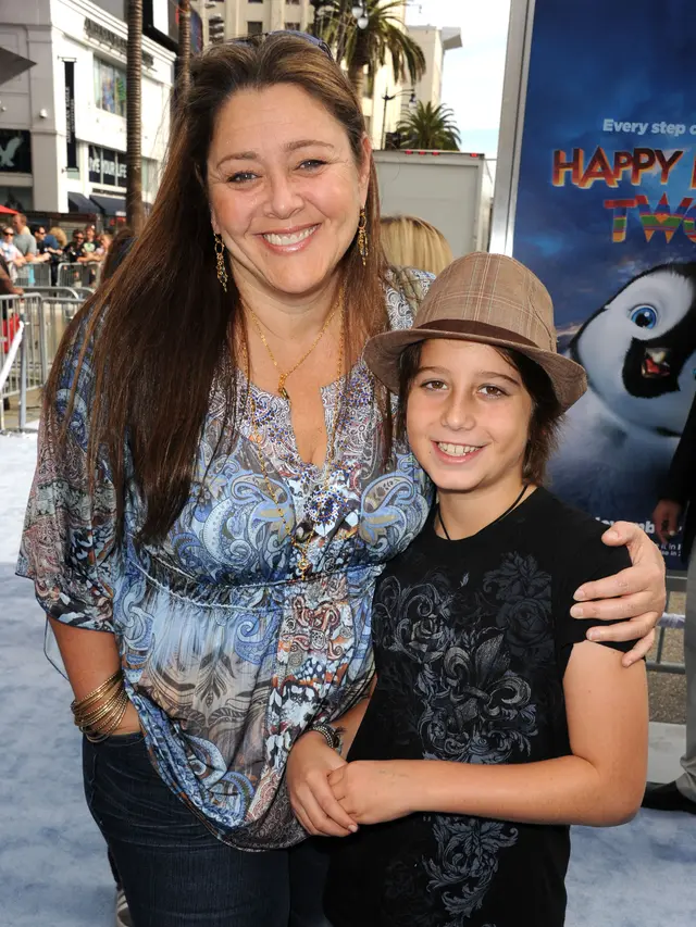 Aktris Camryn Manheim dan Milo Manheim. (KEVIN WINTER / GETTY IMAGES NORTH AMERICA / Getty Images via AFP).