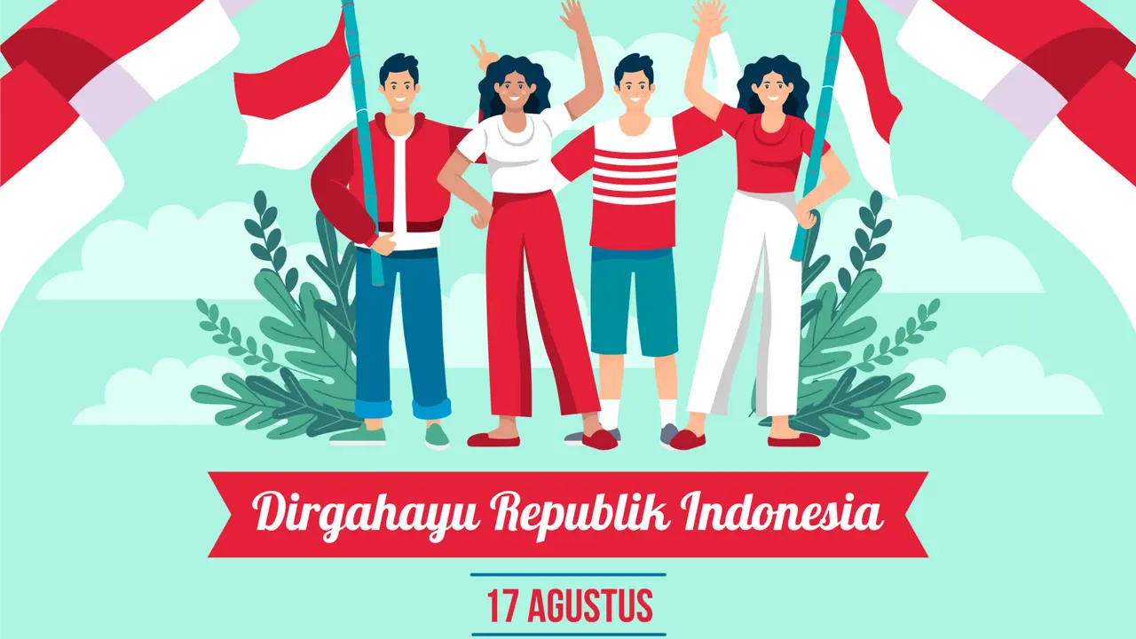 Ilustrasi HUT RI, Kemerdekaan Indonesia