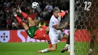 Portugal Vs Polandia 5-1, Cristiano Ronaldo Bikin Bicycle Kick Memukau dan Pecahkan Rekor Internasional