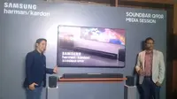 Peluncuran Samsung Harman Kardon Soundbar Q90R. Liputan6.com/Linda Fahira Putri