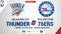 Oklahoma City Thunder Vs Philadelphia 76ers_2 (Bola.com/Adreanus Titus)