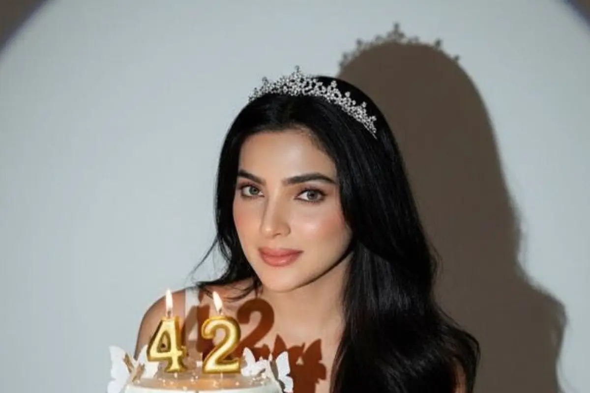 Ashanty saat rayakan ulang tahun ke-42