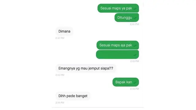 Chat Lucu Driver Ojek Online Buat Kesal Penumpang Ini Bikin Cengar Cengir