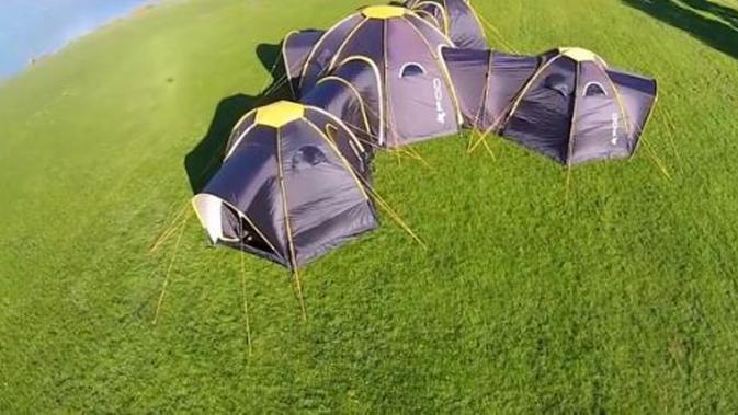 Linking Tents Tenda  Unik Buat Kamu yang Camping  Bareng 