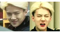 Ekspresi Lucu Sehun EXO yang Bikin Gemes (Sumber:Kapanlagi.com)