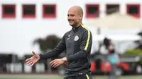 Manajer Manchester City asal Spanyol, Josep Guardiola. (AFP/Christof Stache)