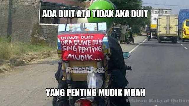 [Bintang] Sederet Meme Mudik Lebaran yang Kocaknya Bikin Makin Kangen Kampung Halaman