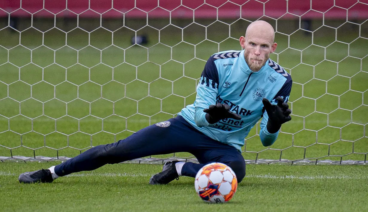 Tim Dinamit ditinggal sejumlah pemain kunci ketika menjalani pertandingan Kualifikasi EURO 2024 bulan ini. (Photo by Liselotte Sabroe / Ritzau Scanpix / AFP)