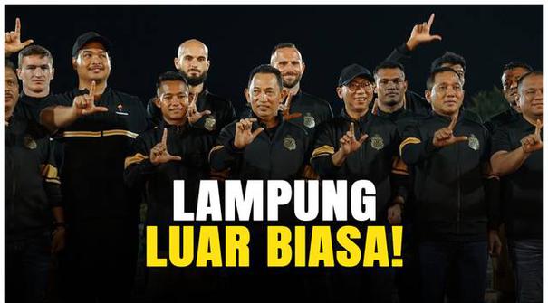 Ilija Spasojevic, striker anyar Bhayangkara Presisi Lampung FC, mengaku takjub dengan antusiasme masyarakat Lampung saat launching tim di Stadion Sumpah Pemuda.