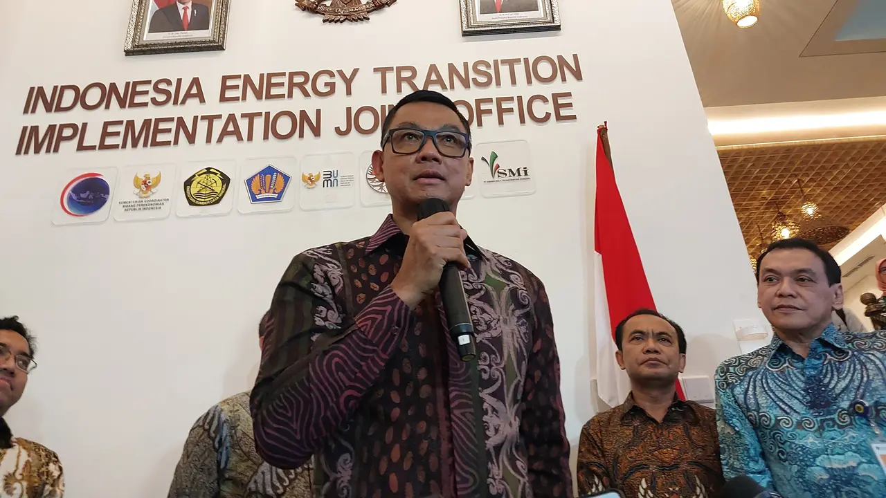 Peresmian kantor Satuan Tugas Transisi Energi Nasional (TEN) atau Indonesia Energy Transition Implementation Joint Office.
