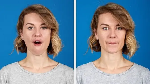 senam wajah untuk hilangkan double chin