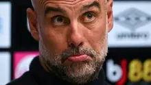 Kekecewaan tersebut bertambah menyusul isu Pep Guardiola yang akan meninggalkan Manchester City pada akhir musim ini. (AFP/Glyn Kirk)