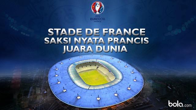 Stade de France menjadi saksi nyata status juara dunia untuk kali pertama bagi Prancis.