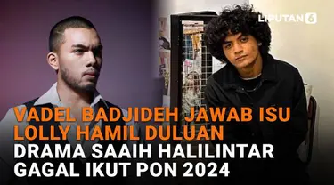 Mulai dari Vadel Badjideh jawab isu Lolly hamil duluan hingga drama Saaih Halilintar gagal ikut PON 2024 di News Flash Showbiz 2024.