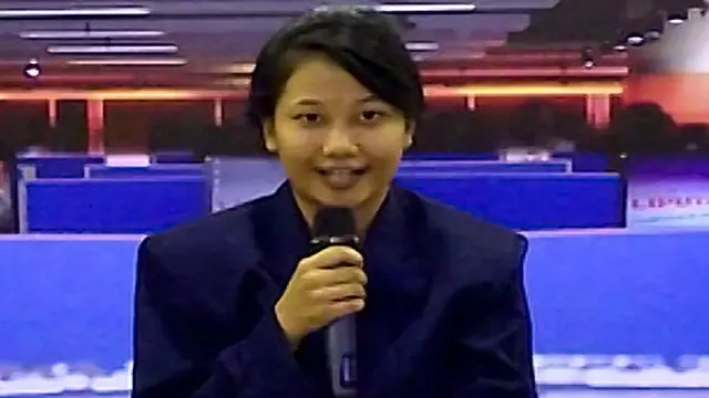 Novitasari Peserta Presenter Liputan6 di Indonesia Broadcaster Expo 2013