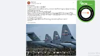 Klaim PBB utus tentara AS menyerang Myanmar. (Facebook)