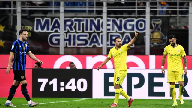 Inter Milan Ditahan Imbang Lazio, Scudetto Ditentukan di Pekan Terakhir