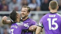 Gol kemenangan Tottenham disarangkan oleh Tanguy Ndombele, Harry Kane dan Son Heung-min. (AP/Jon Super)