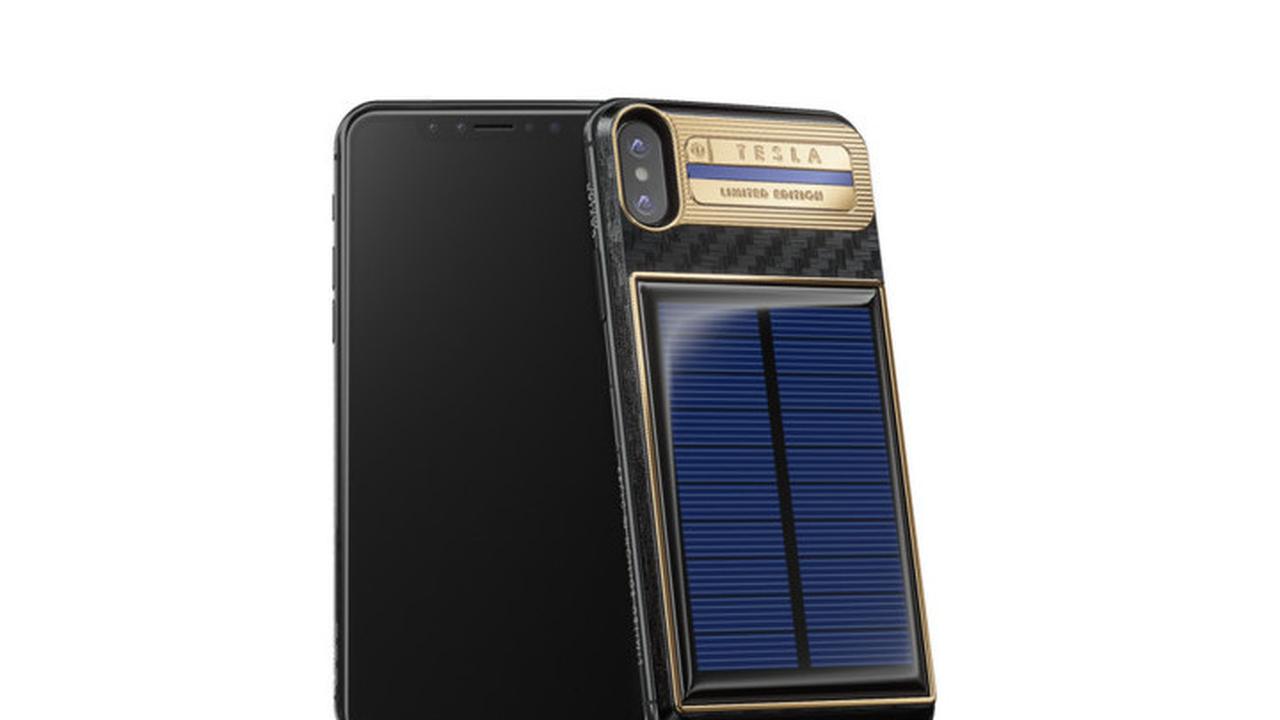 iPhone X Tesla