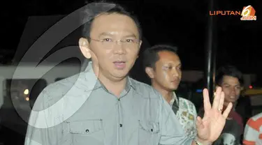 Gubernur DKI Ahok mengatakan tidaik enak tidur jika turun hujan lebat. 