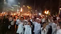 Ribuan warga ikut pawai obor sambut Ramadan di Tangerang 