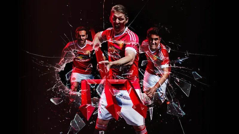 Jersey baru Manchester United dengan apparel Adidas (ManUtd.com)